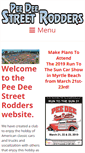 Mobile Screenshot of peedeestreetrodders.com